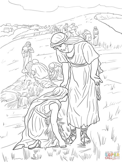 ruth  boaz coloring page  printable coloring pages