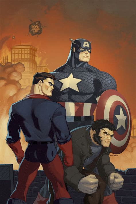 Captain America Bucky Wolverine Comic Art Community Gallery Of