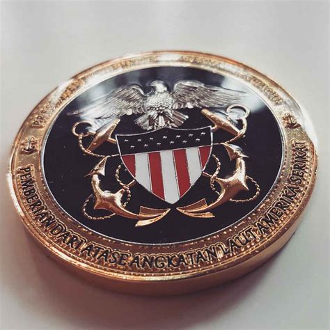 Navy Custom Challenge Coins Embleholics Custom Challenge Coins