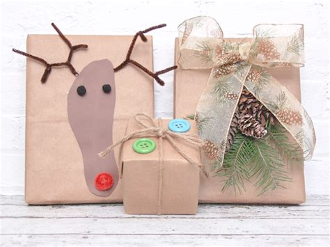 Brown Paper Bag T Wrap Ideas And Tutorials For Christmas