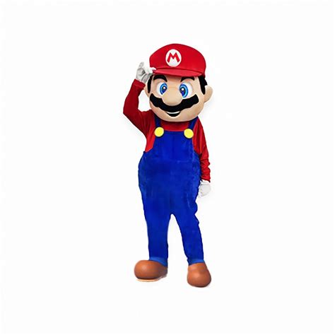Mr Mario Mascot Costume Adult Mascot Costume Party Mascot Costume Event Mascot Costume