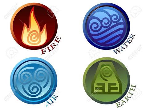 Four Elements Stock Illustrations Cliparts And Royalty Free Four