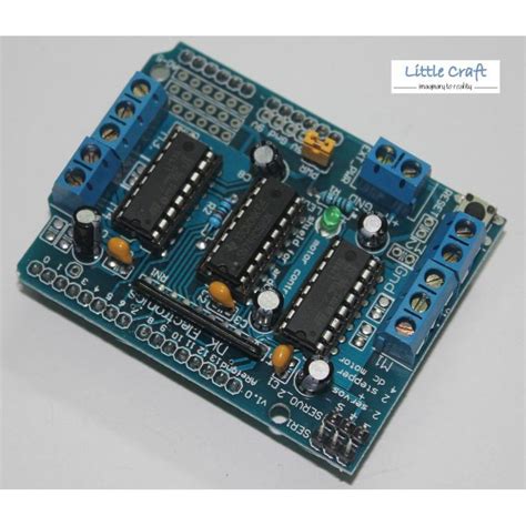 L293d Dc Motor Driver Shield For Arduino Uno And Mega 2560 Shopee Malaysia