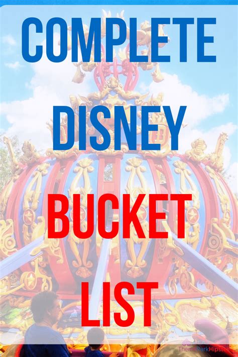 21 Best Disney World Bucket List Items To Do At Least Once Disney