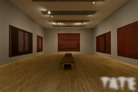 Rothko Room Tates Seagram Murals Display Tate Modern C2006 Mark