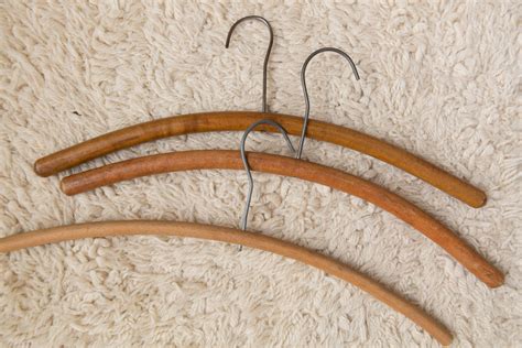 10 Wood Hangers Vintage Clothing Hangers From Toronto Canada With
