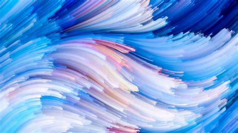 Blue And White Artistic Feather 4k Hd Abstract Wallpapers Hd