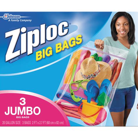 Ziploc Jumbo Big Bags 3 Ct By Ziploc At Fleet Farm