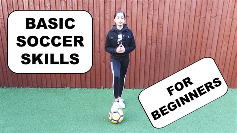 Basic Football Skills For Beginners Soccer Tutorial Youtube
