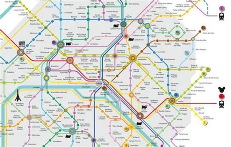 Plan De Paris Avec Arrondissement Et Métro