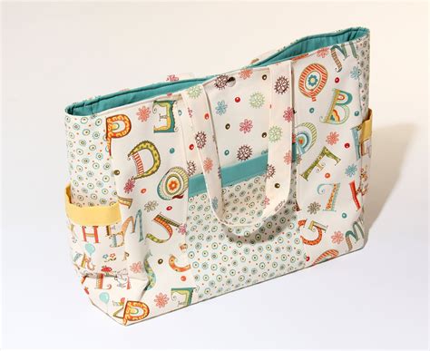 Diaper Bag Pattern Zippered Large Baby Nappy Bag Sewing Etsy Uk