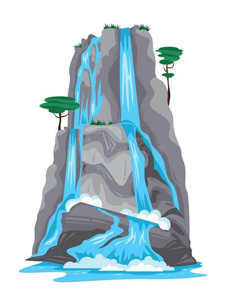 Waterfall Gorge Stock Illustrations 185 Waterfall Gorge Stock