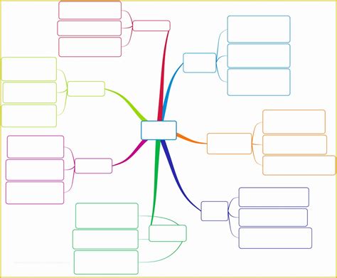 Free Mind Map Template Of Mind Clipart Mind Map Pencil And In Color