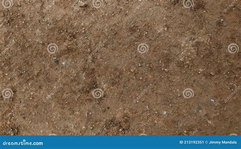 Dry Brown Dirt Road Texture On A Hot Day Stock Image Image Of