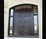Pictures of Wood Double Entry Doors