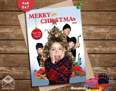 Home Alone Christmas Card Template