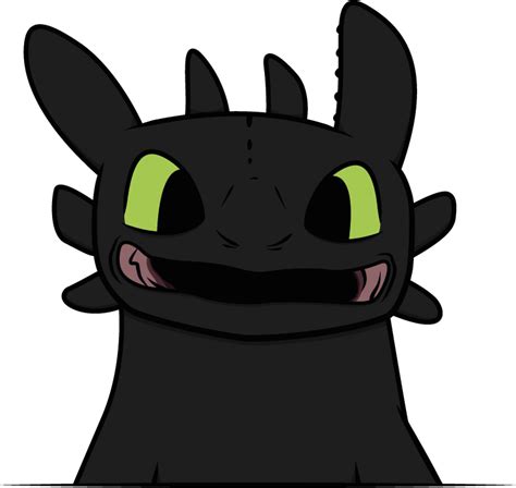 Smiling Toothless By Kachiwho On Deviantart