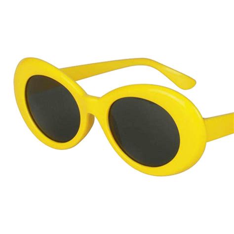Gazechimp Vintage Clout Goggles แว่นตา Oval แว่นกันแดดมีกรอบ Multicolor