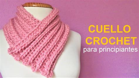 Como Tejer Cuello De Lana A Crochet Para Principiantes Paso A Paso