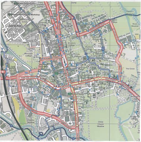 Oxford Bus And Cycle Map Bodleian Map Room Blog