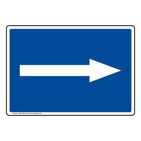 Right Arrow Sign Nhe 9469 Directional