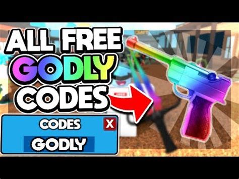 Godly code for 2 godly weapons murder 15 robloxcode valid. ALL *40+* GODLY CODES in MURDER MYSTERY 3! | Roblox - YouTube