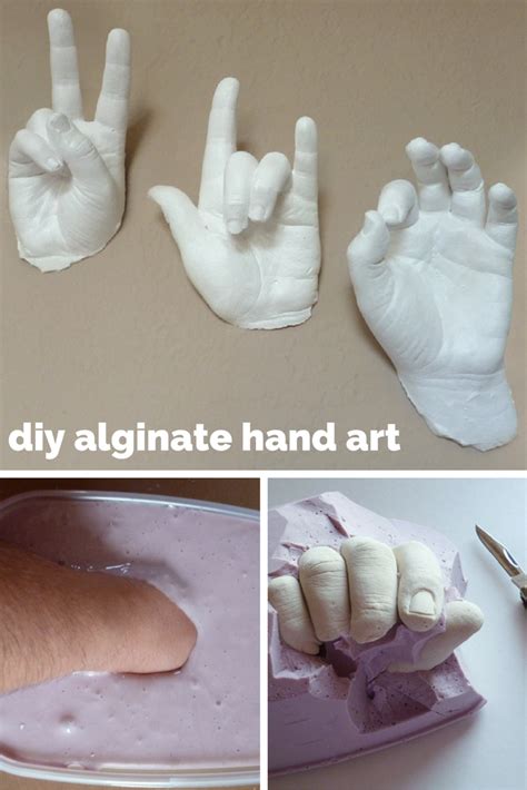 Diy A Real Hands On Craft Using Alginate Plaster Hands Diy Plaster