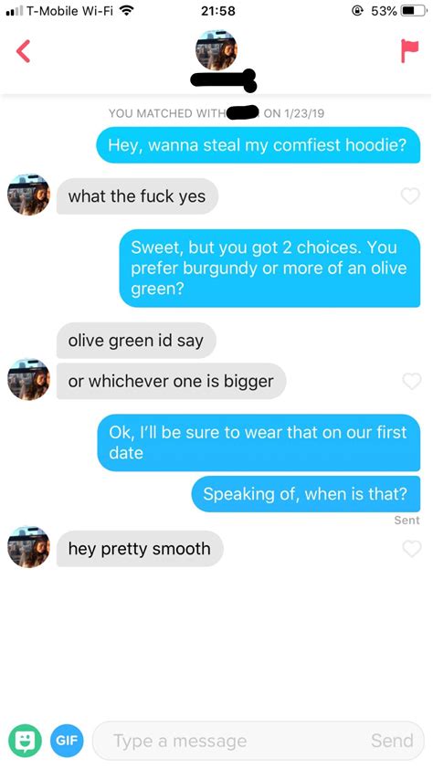 The Pick Up Line With A 99 Success Rate Tinder