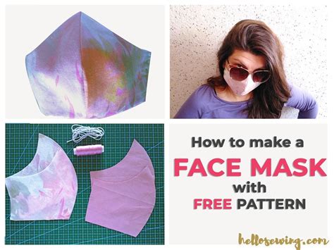 45 Free Printable Sewing Pattern For Face Mask Maryanncodi