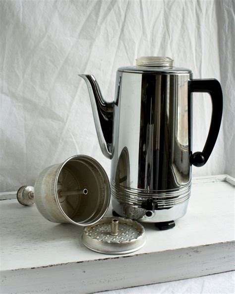 Vintage Percolator Coffee Pot Retro Kitchen Perc O Matic