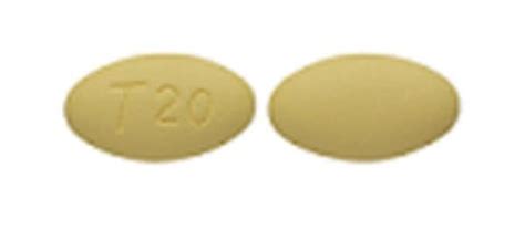 T20 Pill Yellow Oval 13mm Pill Identifier