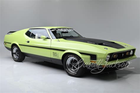 1971 Ford Mustang Mach 1 Scj