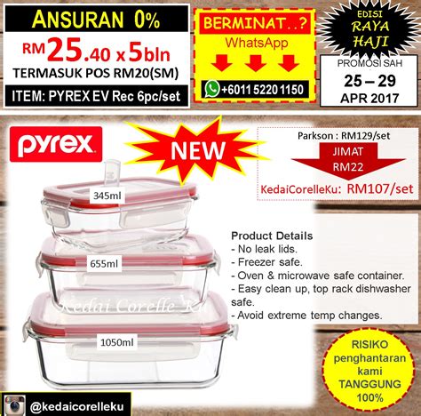 Seminar nasional islamic social moment 2021. ANSURAN 0% RAYA HAJI 2017: PYREX « kedaicorelleku