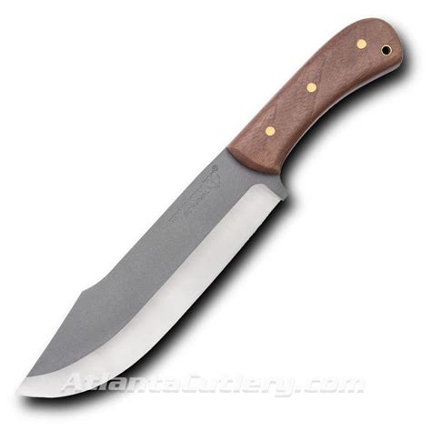 Bushmaster Butcher Bowie Knife With Leather Sheath Atlanta Cutlery