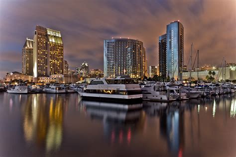 Downtown San Diego At Night Explored I Took My Tripod Ou Flickr