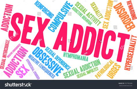 Sex Addict Word Cloud On White Stock Vector Royalty Free 767783308 Shutterstock