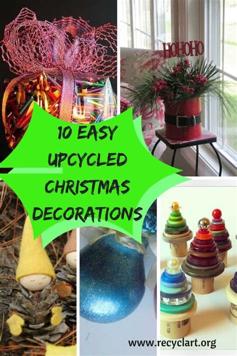 Crafters like you have created unique Upcycled Christmas Decorations