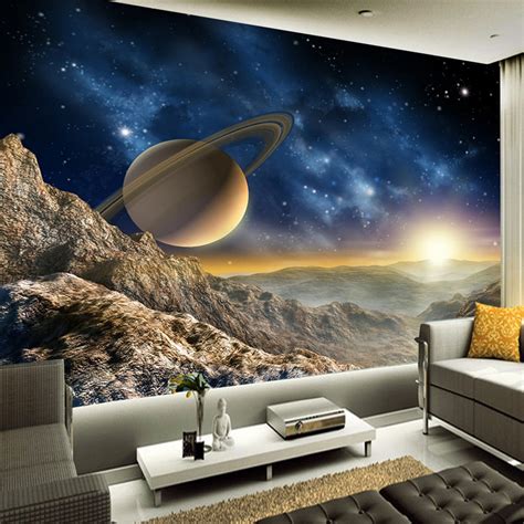 Beibehang Custom 3d Photo Wallpaper Space Universe