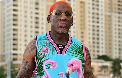 Dennis Rodman S New Enormous Face Tattoo Of His Girlfriend Goes Viral