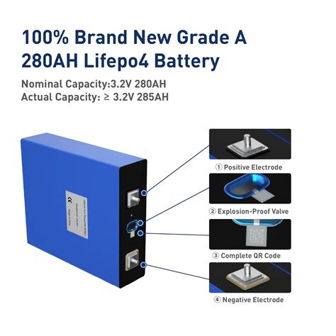 32v 280ah Lifepo4 Battery Pack 2021 Brand New A Grade With Qr Code Ba