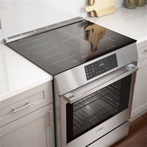 Bosch Benchmark Series 30 In 46 Cu Ft Convection Oven Slide In