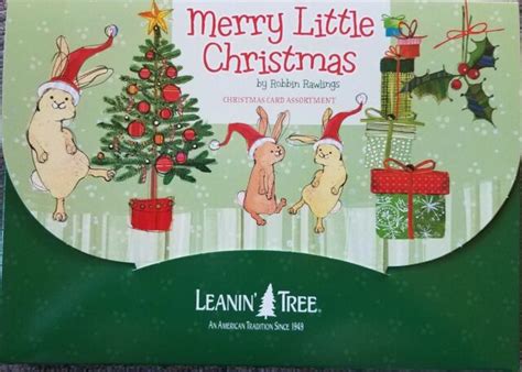 Leanin Tree Christmas Greeting Cards 20 Card Box Set Merry Little