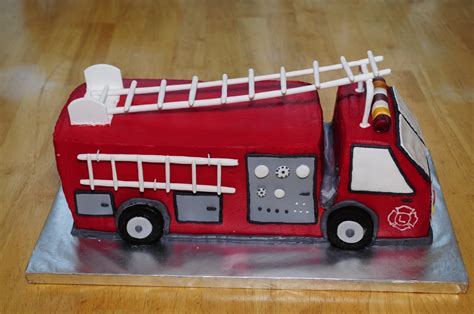 Fire Truck Cakes Decoration Ideas Little Birthday Cakes