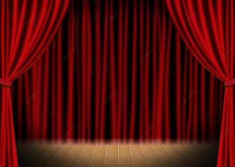 Red Curtain Stage Performance Background Curtain Heavy Curtain