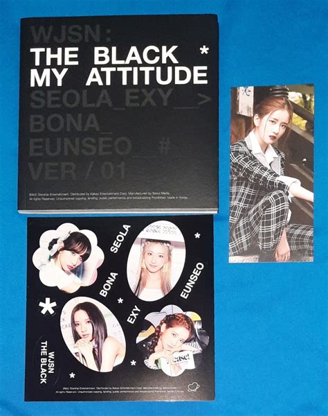 WJSN THE BLACK My Attitude Unsealed With Exy Bookmark Hobbies Toys