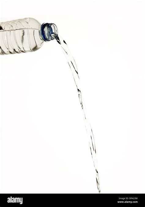 Water Pouring From Plastic Bottle Stock Photo Alamy