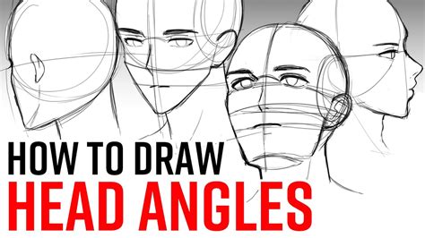 How To Draw Different Head Angles Youtube