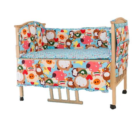 Lovely colorful crib bedding set with chevron and geometric patterns. Baby Crib Bedding Sets Animal Monkey Colorful Baby Bedding ...