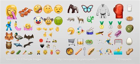These Are The 72 New Emoji Coming In Unicode 9 Slashgear