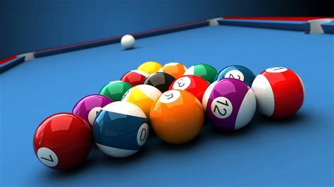 Opening the main menu of the game, you can see that the application is easy to perceive, and complements the picture of the abundance of bright colors. Billiard table and balls - HD wallpaper download ...